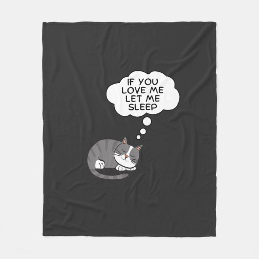 Wenn du mir Liebe Lasse Fleecedecke (Vorderseite)