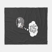 Wenn du mir Liebe Lasse Fleecedecke (Vorderseite (Horizontal))