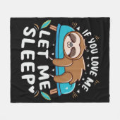 Wenn du mir Liebe Lasse Fleecedecke (Vorderseite (Horizontal))