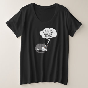 Wenn du mir Liebe Lasse Große Größe T-Shirt