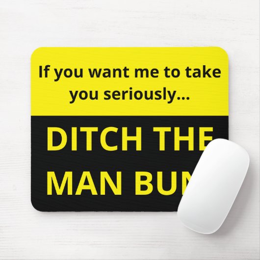 Wenn du mir will, dich ernst zu nehmen Mann brennt Mousepad (Mit Mouse)
