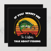 Wenn du mir Will, über das Fischen zu reden (Vorne/Hinten)