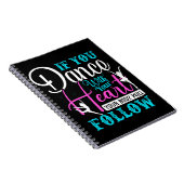 Wenn du mit deinem Herzen tanzst Notizblock (Rechte Seite)