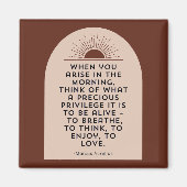 Wenn du morgens aufstehst. Börsenangebot Magnet (Vorne)