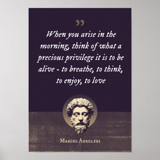 Wenn du morgens aufstehst, denke darüber nach, was poster (Vorne)