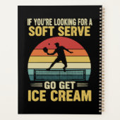 Wenn du nach einem Soft-Serve-Pickleball suchst Planer (Rückseite)