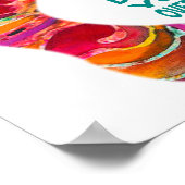 Wenn du nicht barfuß Poster bist (Ecke)