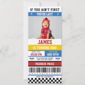 Wenn du nicht das erste Mal bist, bist du der letz Einladung (Vorderseite)