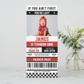 Wenn du nicht das erste Mal bist, bist du der letz Einladung (Stehend Vorderseite)