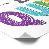 Wenn du nicht gütig sein kannst, sei leise Klassen Poster (Ecke)