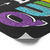 Wenn du nicht gütig sein kannst, sei leise Klassen Poster (Ecke)