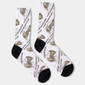 Wenn du nicht hörst, was ich Sprichwort höre Socken (Rechts)