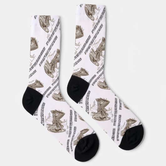 Wenn du nicht hörst, was ich Sprichwort höre Socken (Rechts)