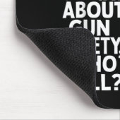 Wenn du nicht mit deiner Katze über Sicherheit spr Mousepad (Ecke)