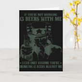 Wenn du nicht mit mir 13 Biere trinkst, kann ich n Karte (Gelbe Blume)