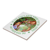 Wenn du nicht weißt, wo du hingehst, wird irgendei fliese (Seite)