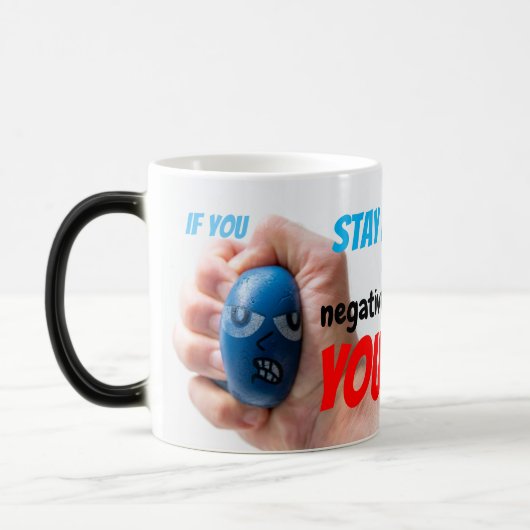 Wenn du POSITIV in einer nebeligen Situation BLEIB Verwandlungstasse (Links)