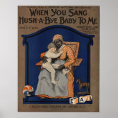 Wenn du sang, verschiebe mir ein Baby Poster (Vorne)