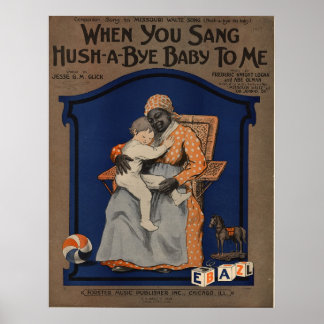 Wenn du sang, verschiebe mir ein Baby Poster