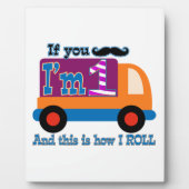 Wenn du Schnurrbart bin ich eins und so bin ich Ro Fotoplatte (Vorderseite)