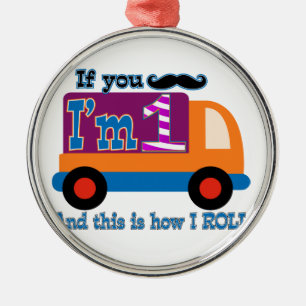Wenn du Schnurrbart bin ich eins und so bin ich Ro Ornament Aus Metall