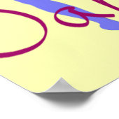 Wenn du stolperst, mache es zum Teil eines Tanzpos Poster (Ecke)