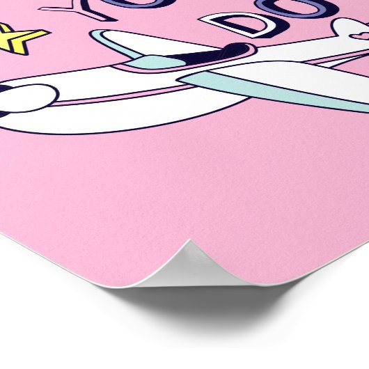 Wenn du träumst, kannst du es tun poster (Ecke)