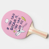 Wenn du träumst, kannst du es tun tischtennis schläger (Seitenansicht)