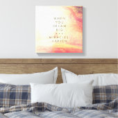 Wenn du träumst leinwanddruck (Insitu (Schlafzimmer))