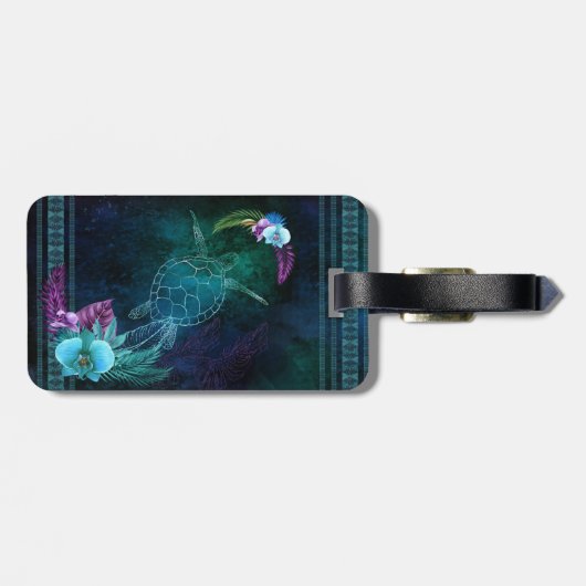 Wenn du von Hawaii träumst Gepäckanhänger (Rückseite horizontal)