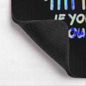 Wenn du weißt, weißt du 67 Sechs Sieben Meme Mousepad (Ecke)