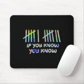 Wenn du weißt, weißt du 67 Sechs Sieben Meme Mousepad (Mit Mouse)
