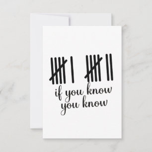 Wenn du weißt, weißt du Sechs Sieben 6 7 Mathe  Einladung