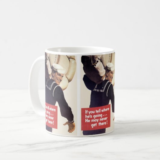 Wenn du weißt, wohin er geht... kaffeetasse (Vorderseite Links)