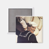 Wenn du weißt, wohin er geht... magnet (Vorderseite/Rückseite)