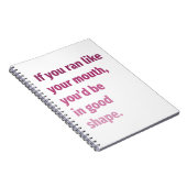 Wenn du wie dein Mund lief... Notizblock (Rechte Seite)