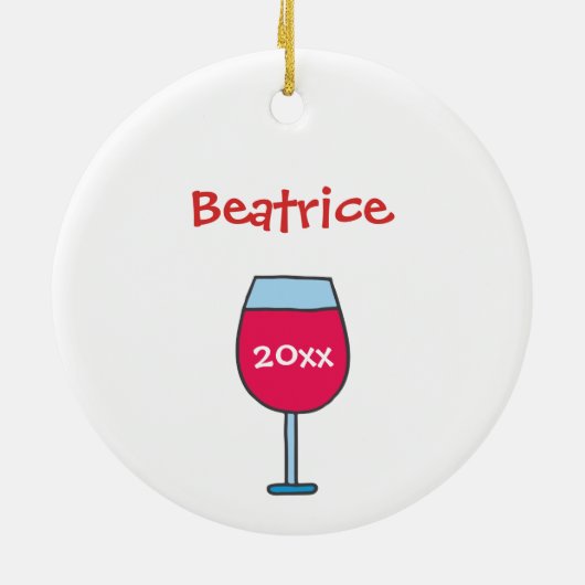 Wenn du Will, nüchtern Bleibe, komm nicht vorbei Keramik Ornament (Hinten)