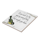 Wenn du Will zu fliegen, gib auf, was dich wiegt Fliese (Seite)