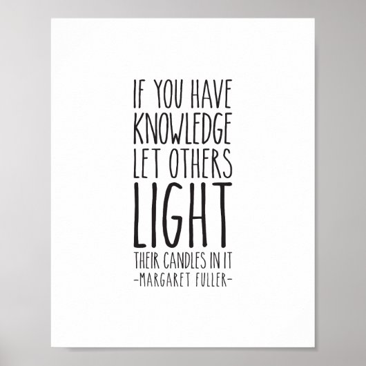 Wenn du Wissen hast, das andere lasse, Margaret Fu Poster (Vorne)