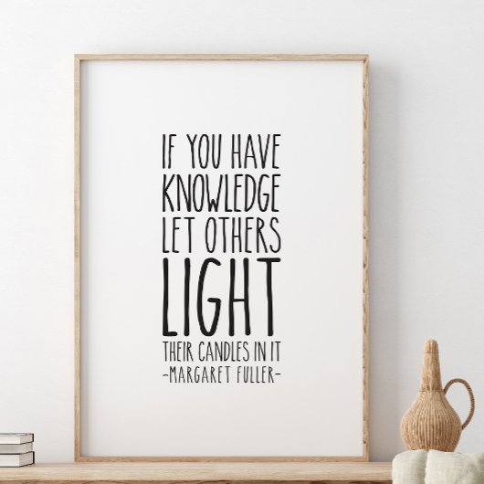 Wenn du Wissen hast, das andere lasse, Margaret Fu Poster