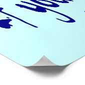 Wenn du Zeit Got hast, dich zu sorgen.. Poster (Ecke)