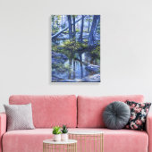 "Wenn ein Baum fällt.." Leinwanddruck (Insitu (Wohnzimmer))