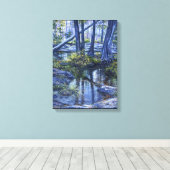 "Wenn ein Baum fällt.." Leinwanddruck (Insitu (Holzboden))