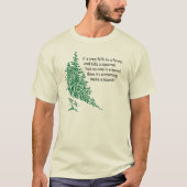 Wenn ein Baum… fällt T-Shirt (Vorderseite)