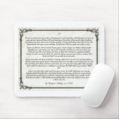 WENN ein inspirierendes Gedicht für junge Männer Mousepad (Mit Mouse)