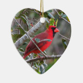 Wenn ein Kardinal erscheint, ist ein geliebter aus Keramik Ornament (Rechts)
