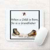 Wenn ein Kind geborener… Großvater ist Mousepad (Mit Mouse)