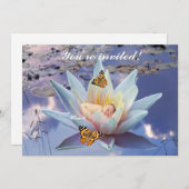 Wenn ein kleines Baby schlafen geht Dusche Einladu Einladung (Vorne/Hinten)