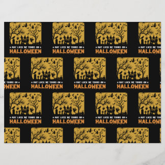 Wenn ein schwarzes Roam Scrapbook Paper Flyer