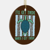 Wenn eine Schildkröte ihre Muschel verliert, ist s Keramik Ornament (Rechts)